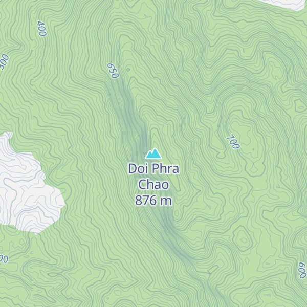 Map of Doi Phra Chao