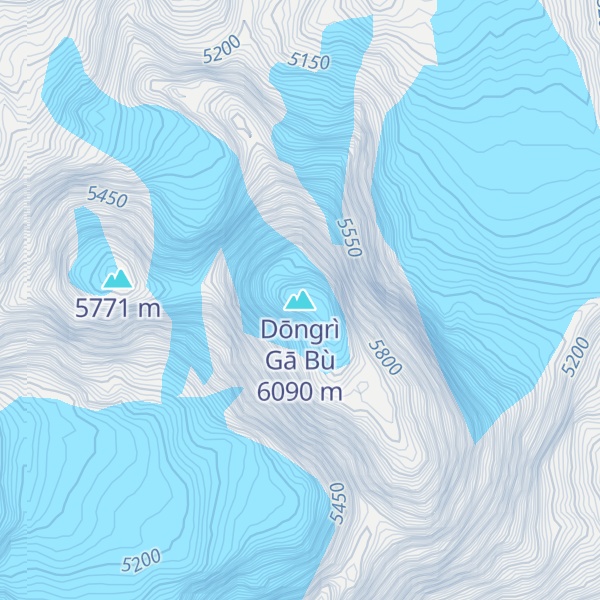 Map of Dōngrì Gā Bù