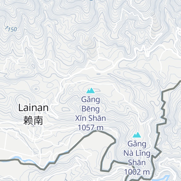 Map of Gǎng Bēng Xīn Shān