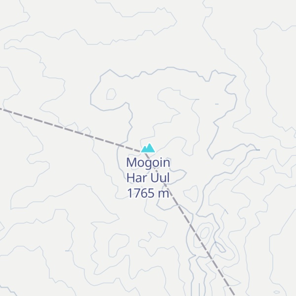 Map of Mogoin Har Uul