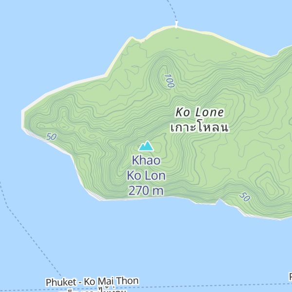 Map of Khao Ko Lon