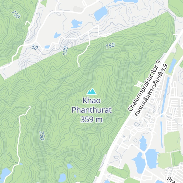 Map of Khao Phanthurat