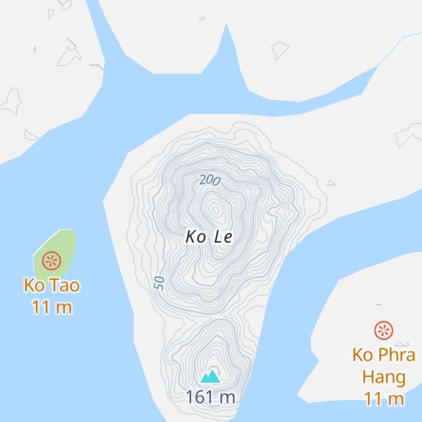 Map of Khao Ko Le