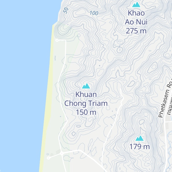 Map of Khuan Chong Triam