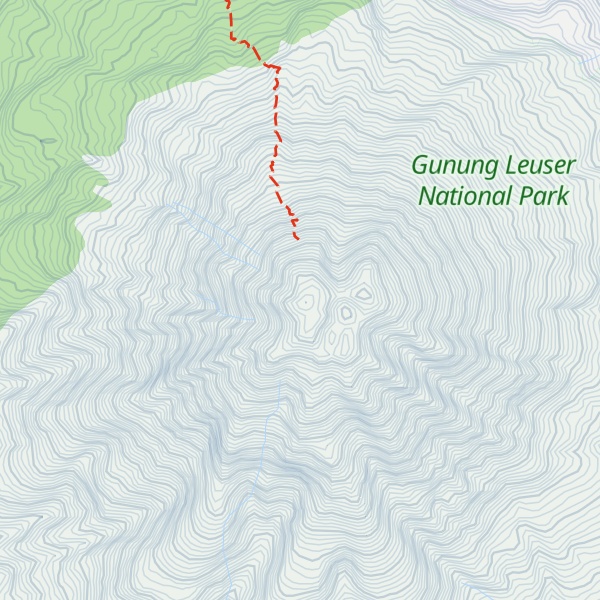 Map of Gunung Sinabung