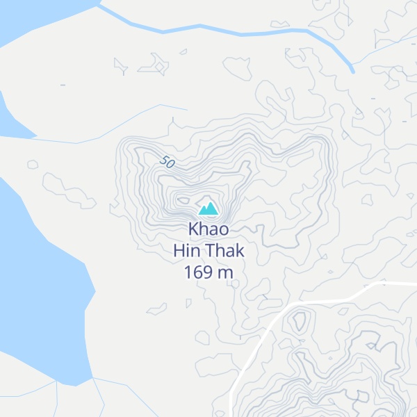 Map of Khao Hin Thak