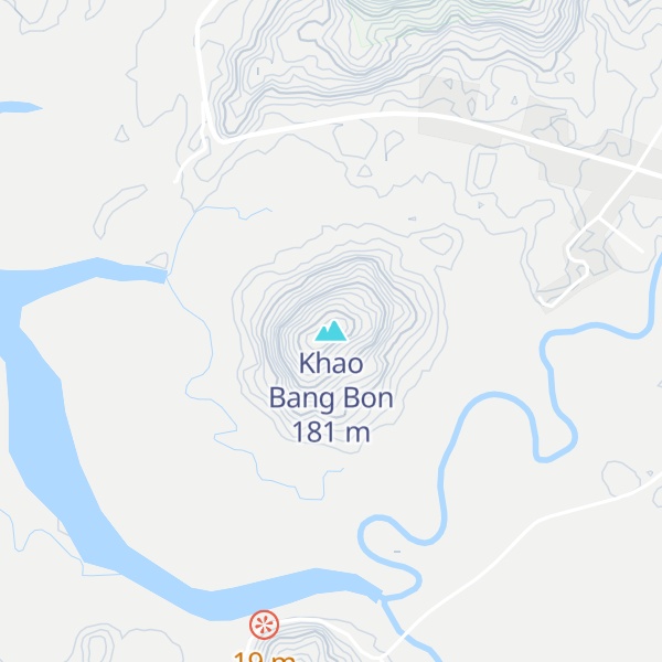 Map of Khao Bang Bon