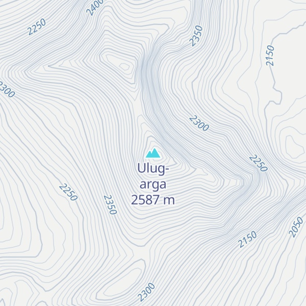 Map of Ulug-arga