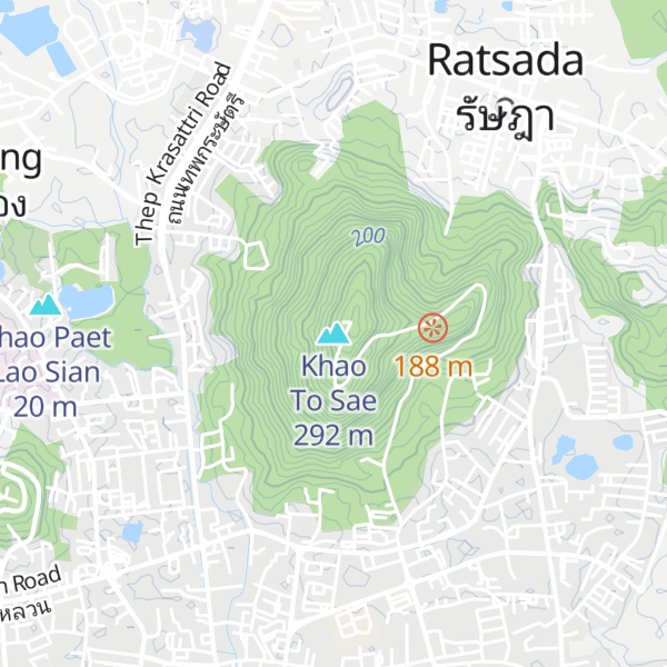 Map of Khao To Sae