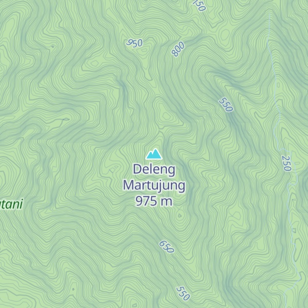 Map of Deleng Martujung