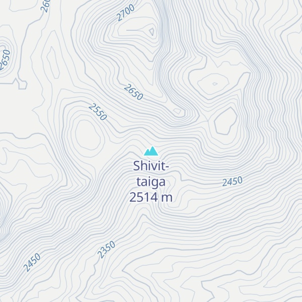 Map of Shivit-taiga