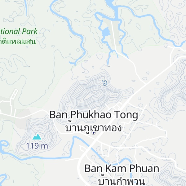Map of Khao Na Ban
