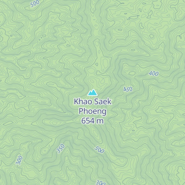 Map of Khao Saek Phoeng