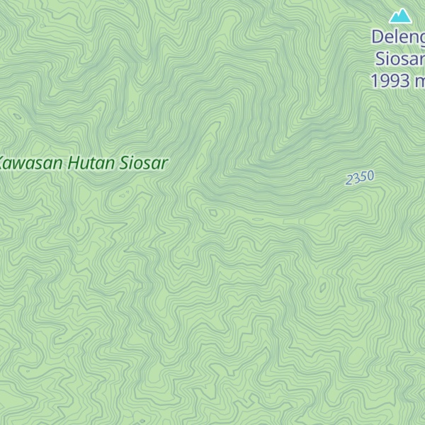 Map of Deleng Sibuaten