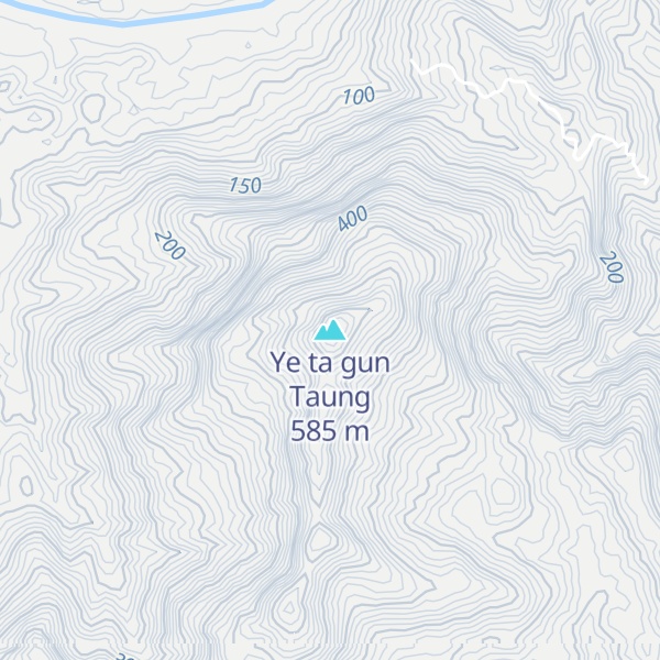 Map of Ye ta gun Taung