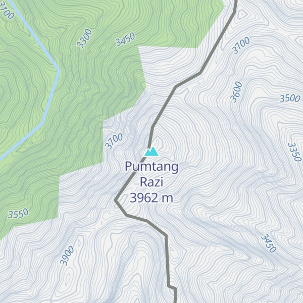 Map of Pumtang Razi