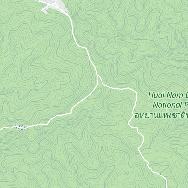 Map of Doi Phi Lu