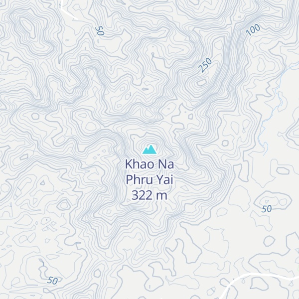 Map of Khao Na Phru Yai
