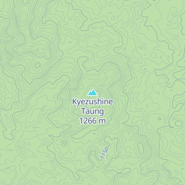 Map of Kyezushine Taung
