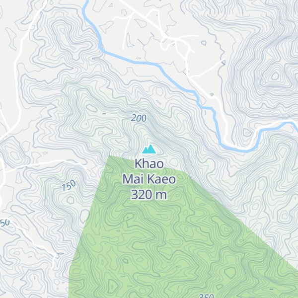 Map of Khao Mai Kaeo