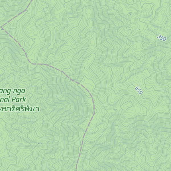 Map of Khao Sok