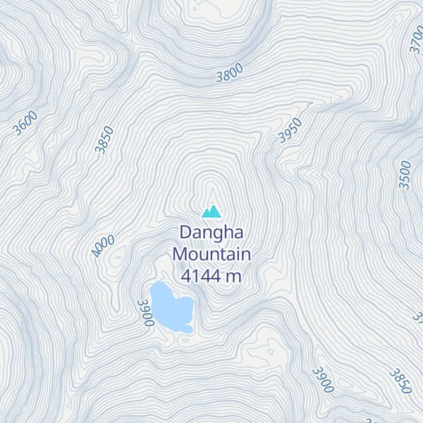 Map of Dangha Mountain