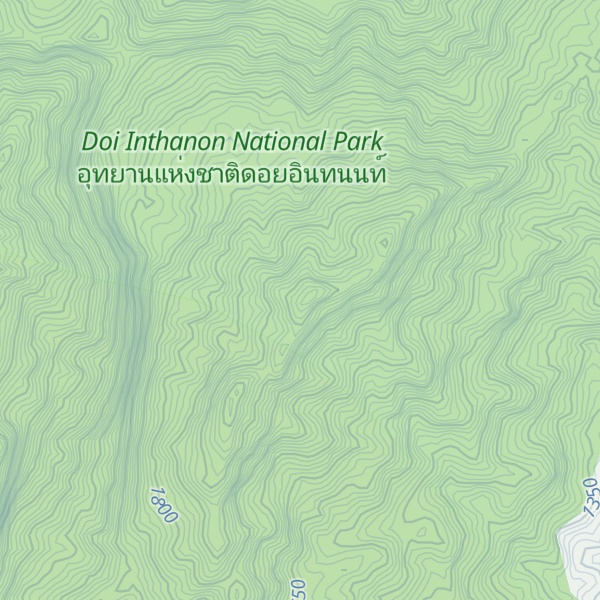 Map of Doi Pha Khao