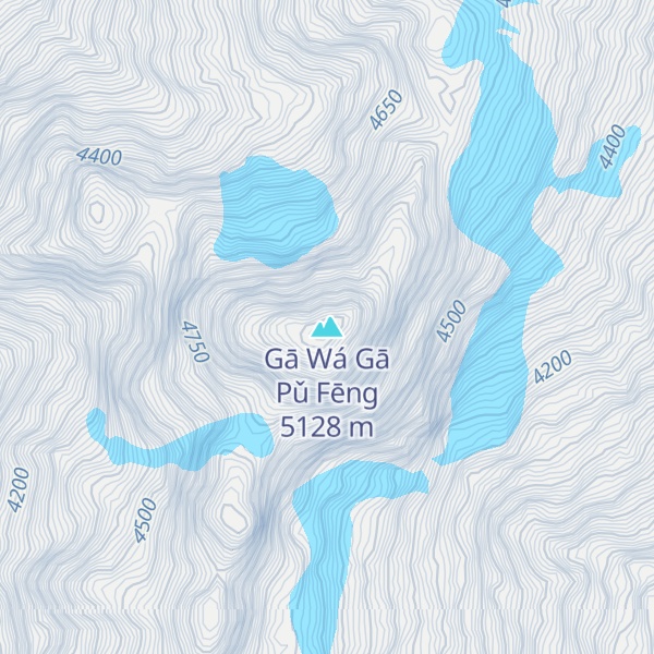 Map of Gā Wá Gā Pǔ Fēng