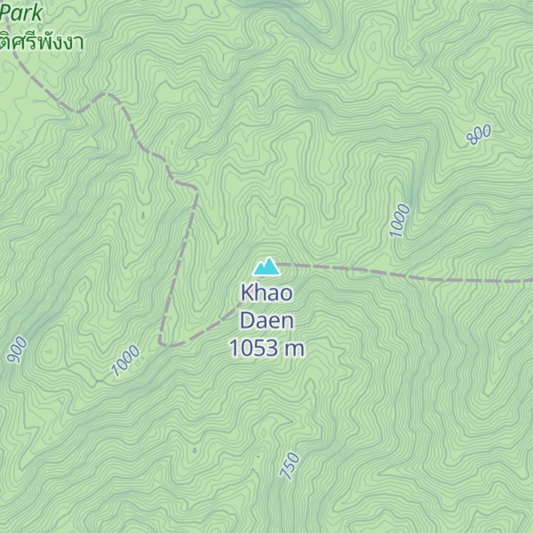 Map of Khao Daen