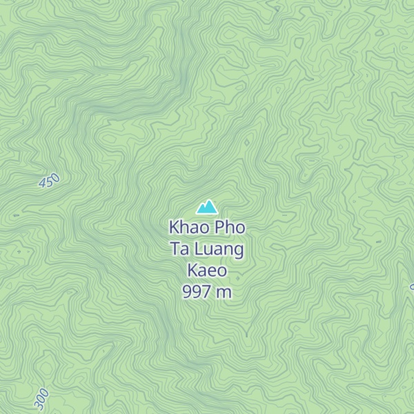 Map of Khao Pho Ta Luang Kaeo