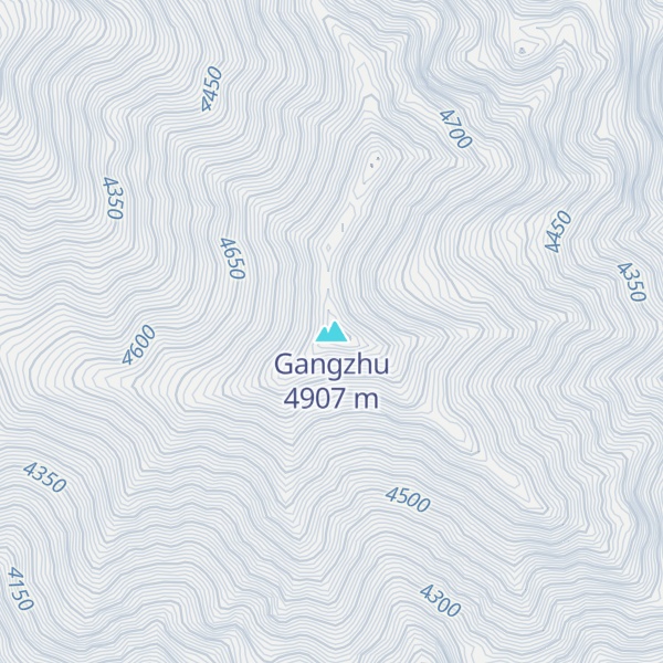 Map of Gangzhu