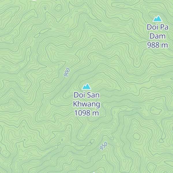 Map of Doi San Khwang