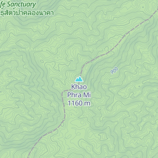 Map of Khao Phra Mi