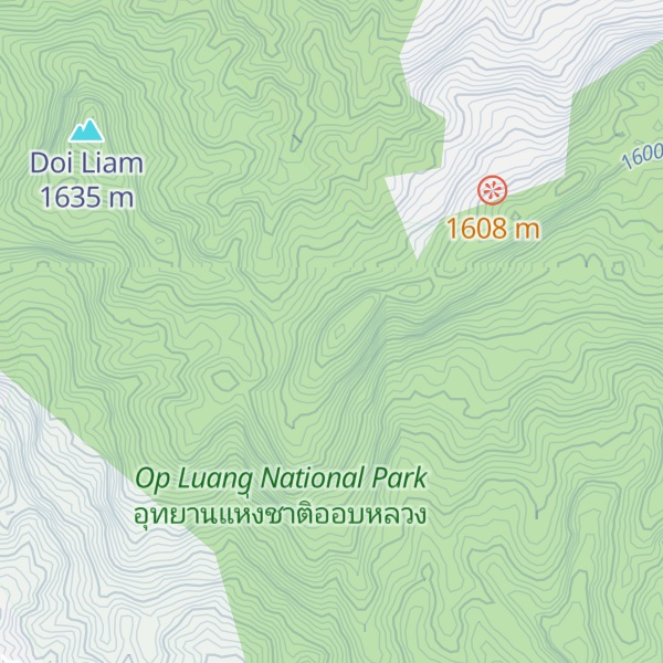 Map of Doi Pha Noi