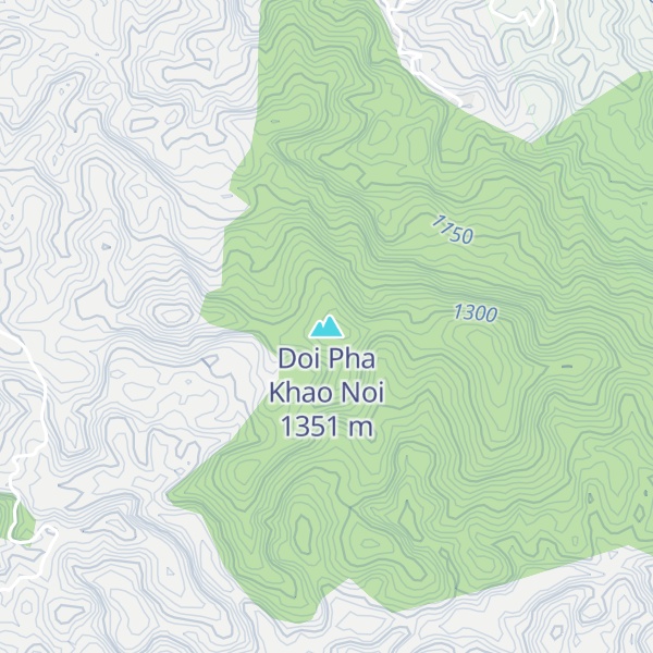 Map of Doi Pha Khao Noi