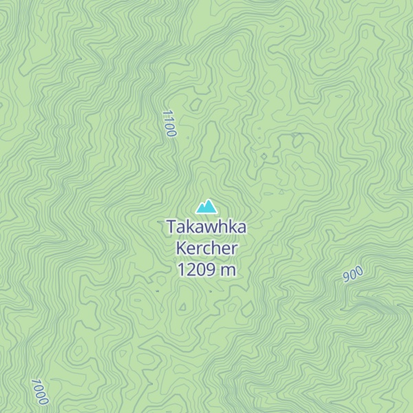 Map of Takawhka Kercher