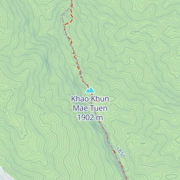 Map of Khao Khun Mae Tuen