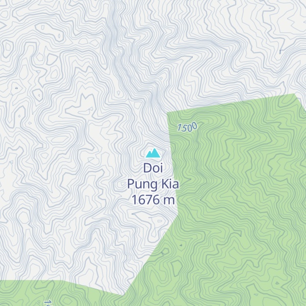 Map of Doi Pung Kia