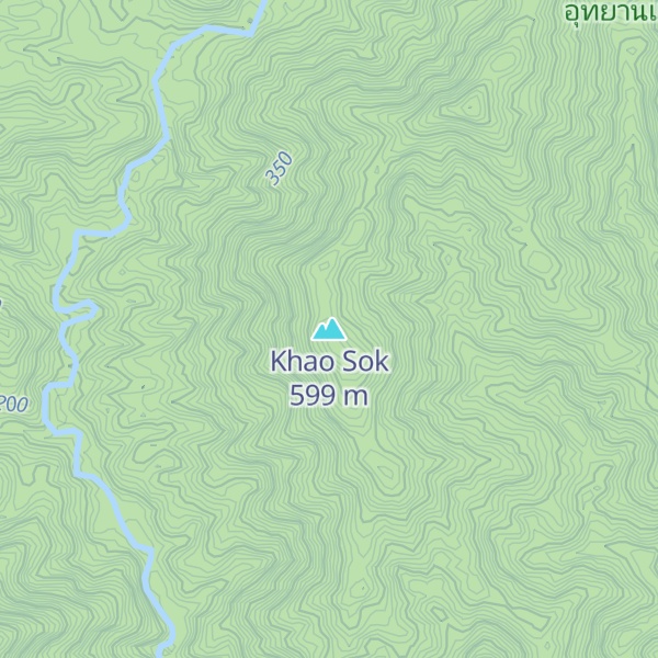 Map of Khao Sok