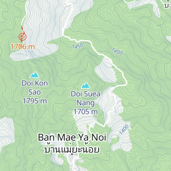 Map of Doi Suea Nang