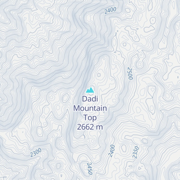 Map of Dadi Mountain Top