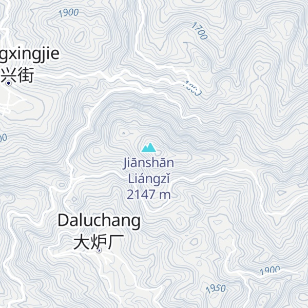 Map of Yáng Shān