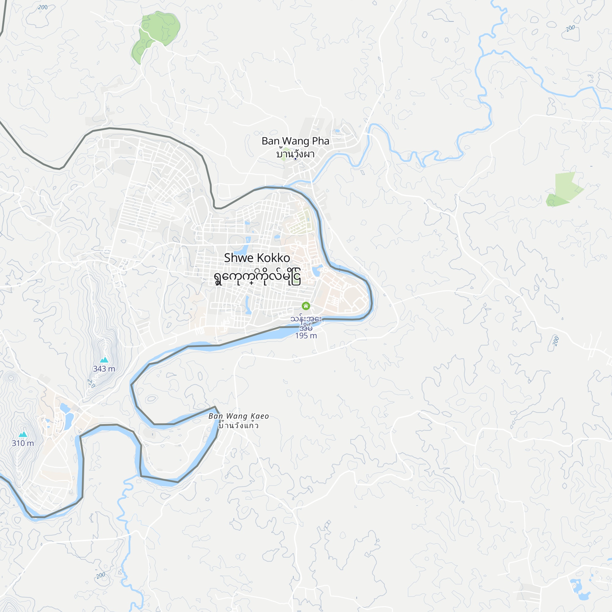 သန်းအေး အိမ် map