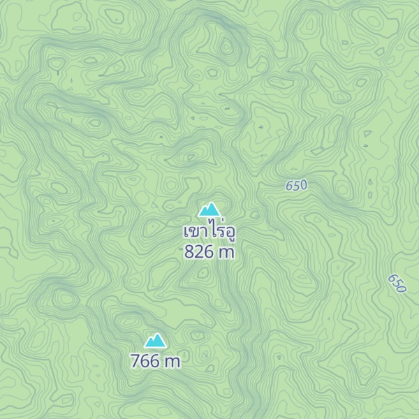 Map of เขาไร่อู