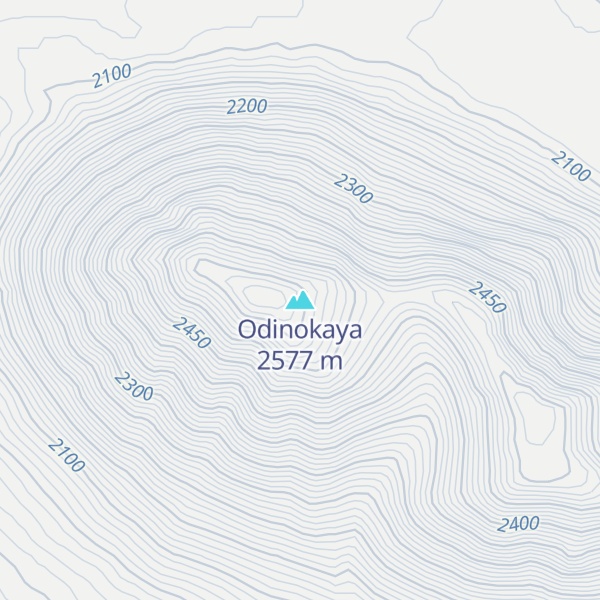 Map of Odinokaya
