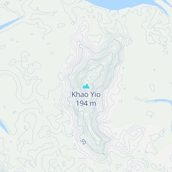 Map of Khao Yio