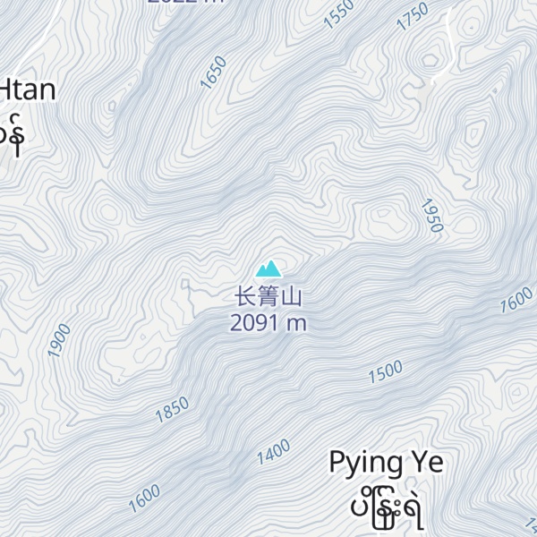Map of 长箐山