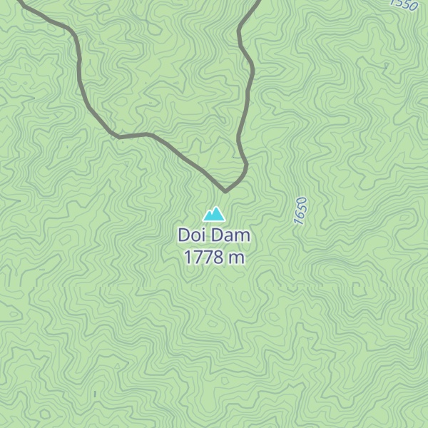 Map of Doi Dam