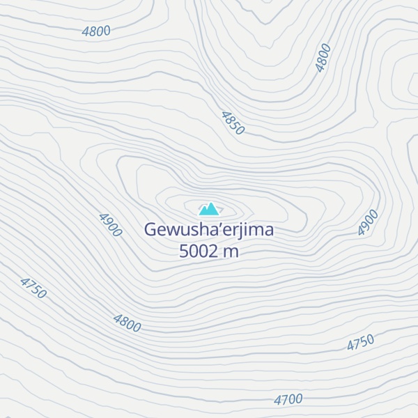 Map of Gewusha’erjima