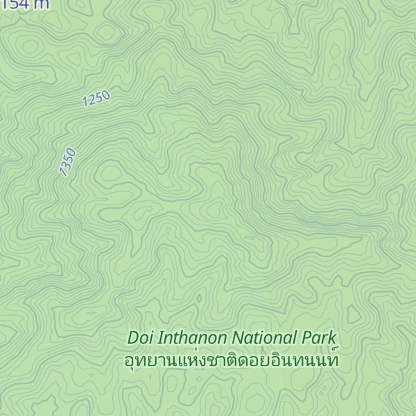 Map of Doi Hin Luang